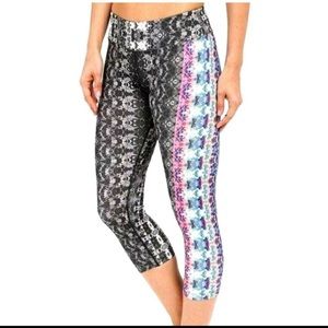 PrAna Roxanne Hydrobloom Cropped Yoga Leggings